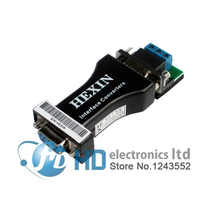 HEXIN RS232 для RS485 последовательного порта интерфейса данных адаптер