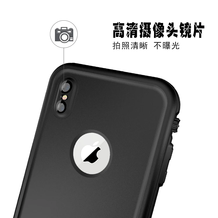 IP68 Водонепроницаемый чехол для iphone XS Max 360 Полное покрытие защитный iphoneXS