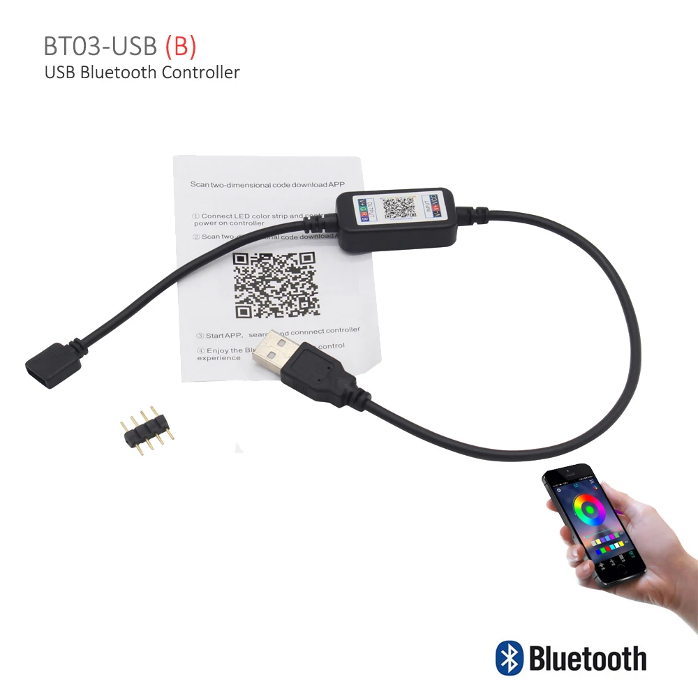 Bluetooth контроллер RGB 5 В 12 24 В|Контролеры RGB| |