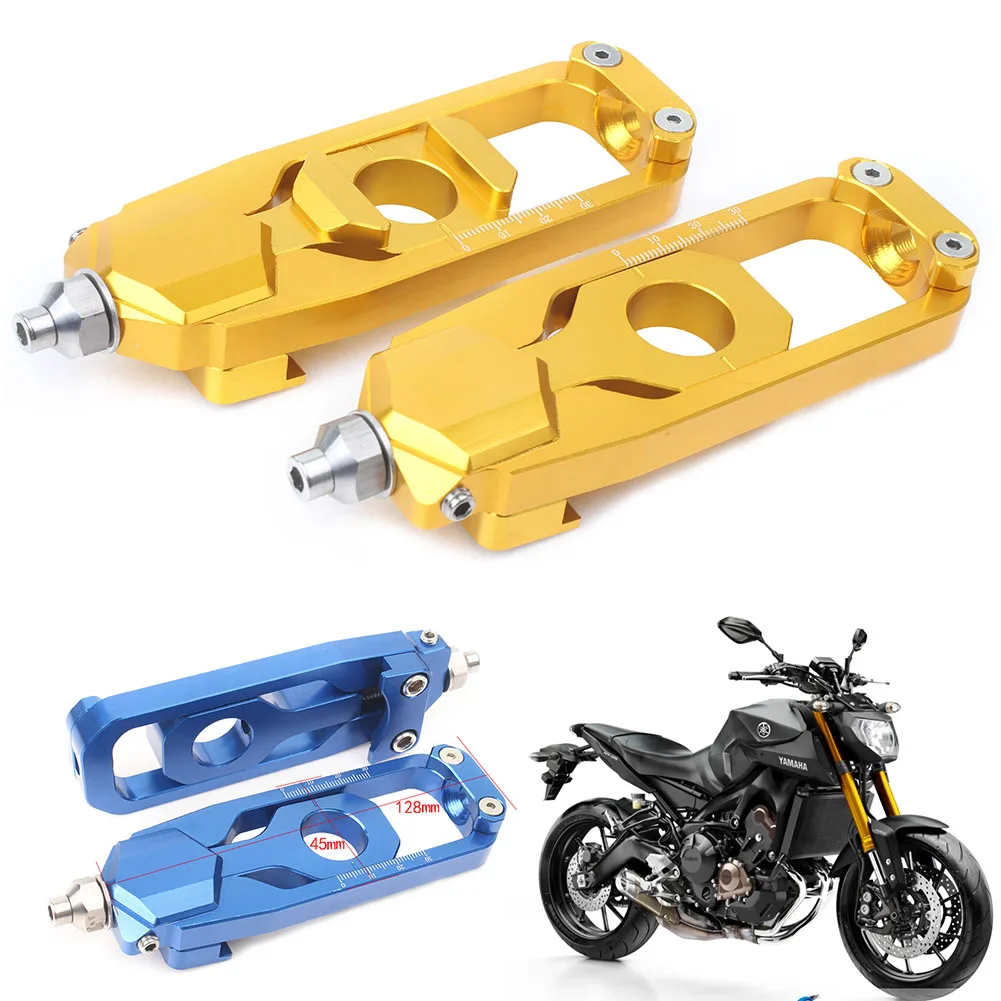 

Motorcycle Chain Adjusters Tensioners For YAMAHA MT-09 FZ-09 MT09 FZ09 2013 2014 2015 2016 CNC Aluminum