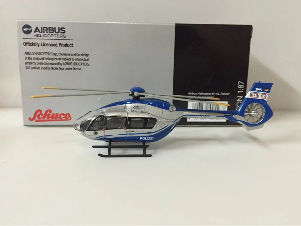 Schuco 1/87 масштаб литой модель Аэробус вертолет H145 &quotPolizei&quot | Игрушки и хобби
