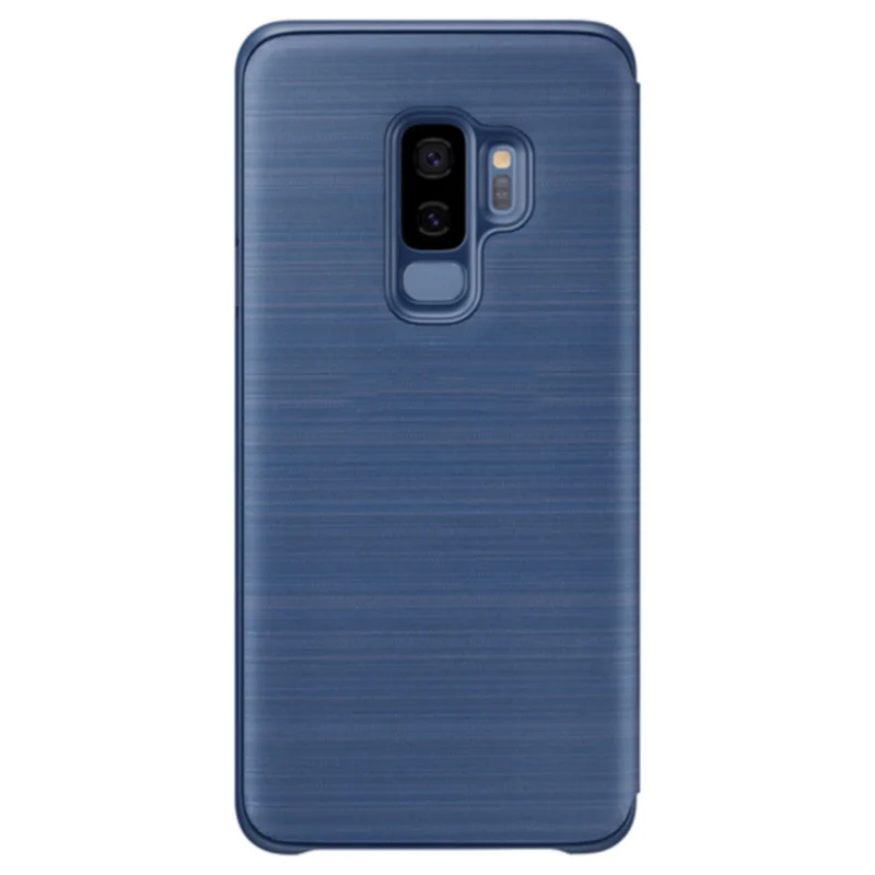 Для samsung Galaxy S9 S 9 Plus светодиодный чехол флип чехол 360 милый ударопрочный кошелек ультра тонкий телефон роскошный кожаный чехол