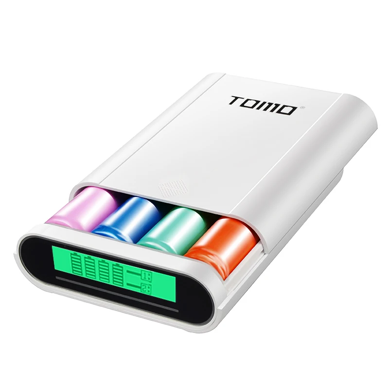 Внешний блок питания TOMO M4 с портом зарядное устройство 2 USB-портами пластиковый