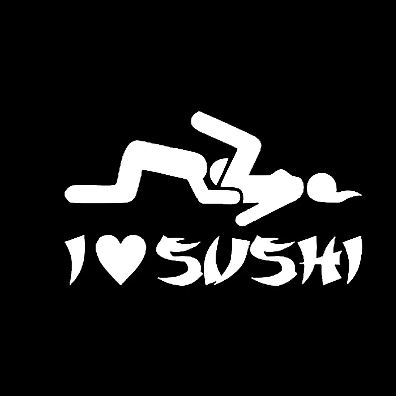 Новые наклейки на автомобиль I Love Sushi креативные Стикеры для стайлинга