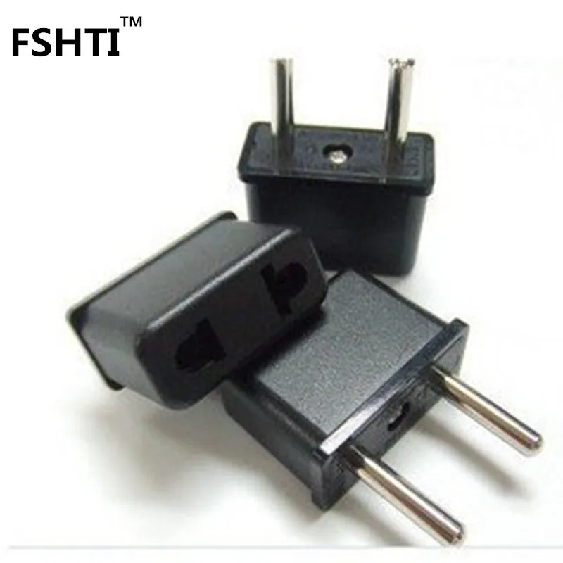 FSHTI Бесплатная доставка + 3000 шт./лот US/USA в EU дорожный адаптер для зарядного
