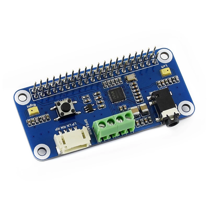 Raspberry Pi WM8960 Hi Fi звуковая шляпа карта с динамиком поддержка декодирования стерео