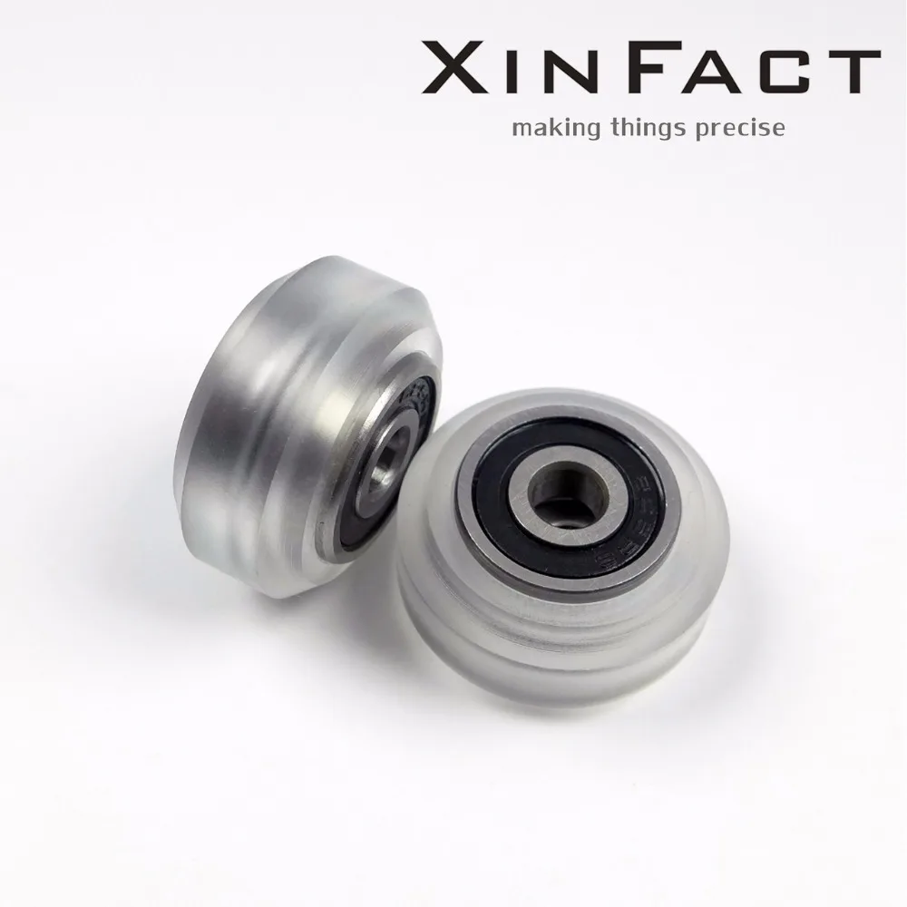 Твердое V образное колесо из поликарбоната для Openbuilds Slot rail OX CNC Solid wheel