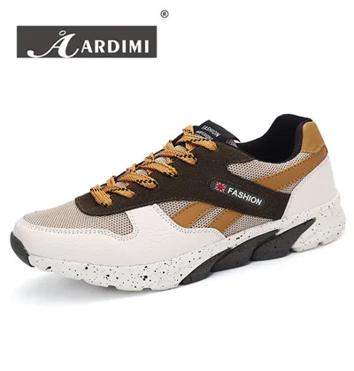 Designer brand autumn men's sport shoes fashion mesh lace up casual men trainers 4 colors zapatillas deportivas hombre | Обувь