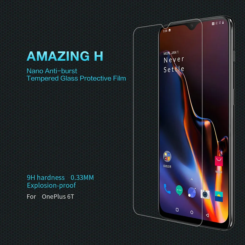 Защитная пленка для экрана Nillkin для Oneplus 7 стекло на One Plus 7 6T закаленное стекло 0,33 мм 9H Защитная пленка для Oneplus 6T 7 6,41''