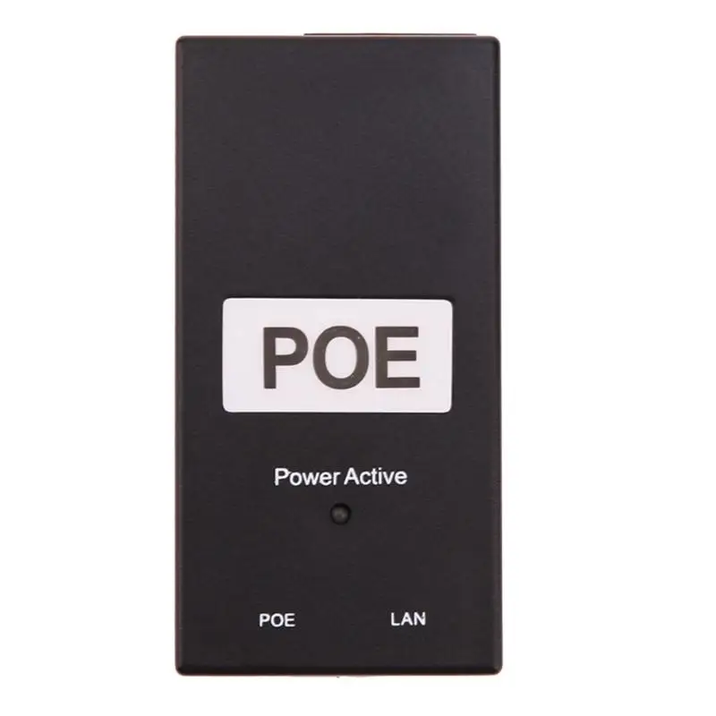 Блок питания DC адаптер 24V 0.5A 24W настольный POE инжектор Ethernet видеонаблюдения CCTV|cctv