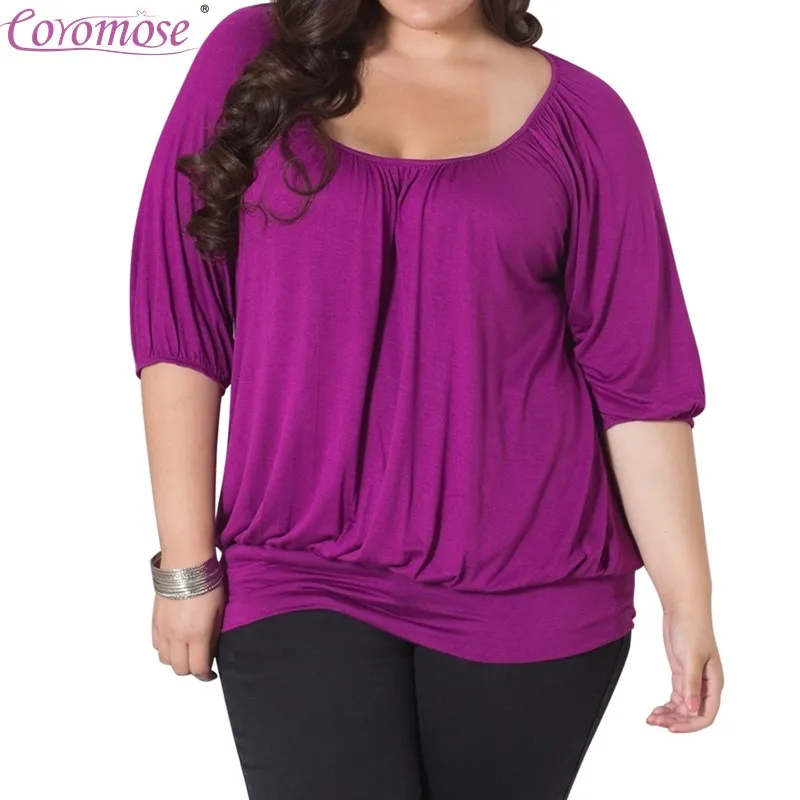 У Для женщин Повседневное одноцветное Цвет круглым вырезом Топы корректирующие