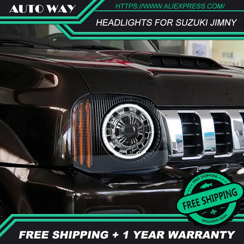 Автомобильный Стайлинг Головной фонарь для Suzuki Jimny фары 2007 2015 Светодиодный H7 D2H Hid