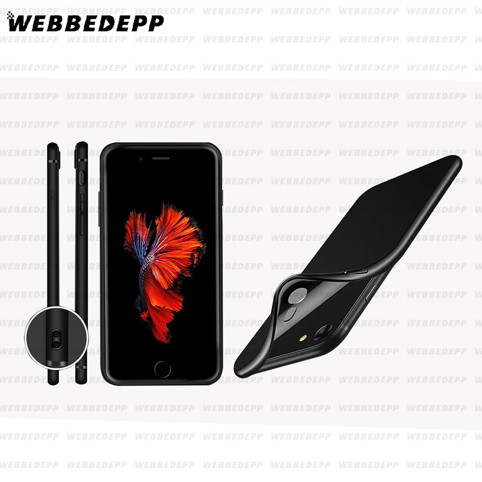 WEBBEDEPP Мягкий силиконовый чехол для iPhone 11 Pro Xr Xs Max X или 10 8 7 6 6S Plus 5 |