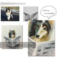customized pet oil painting from photo reproduction canvas pictures 100 hand painted oil painting custom animals unframed