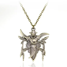 MQCHUN модный готический панк World of War craft WoW Night Elf значок Ожерелье