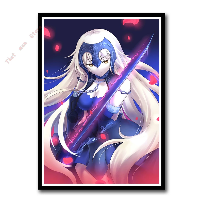 Бумажный постер с покрытием Fate/Grand Order красивые сексуальные аниме наклейки на