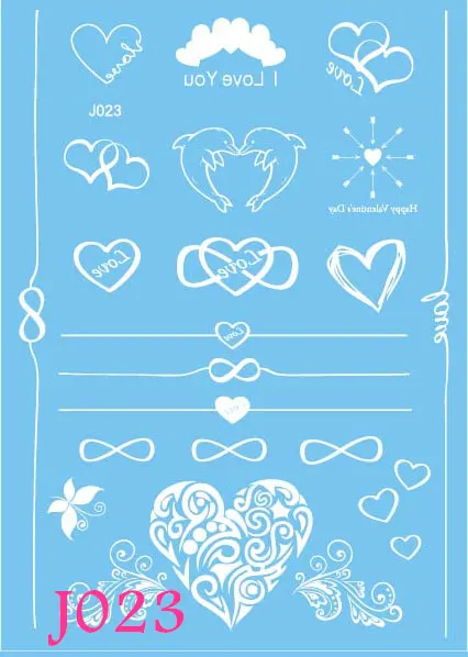 Флэш белыми чернилами Менди татуировки хной цветок рука наклейки