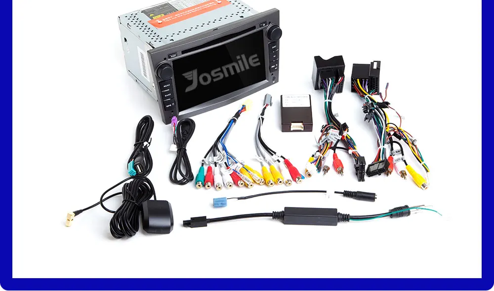 Автомобильный мультимедийный плеер Josmile 2 Din для Opel Vectra C Zafira B Vivaro Astra H GJ Corsa B C D Meriva BAntara Радио DVD НАВИГАЦИЯ