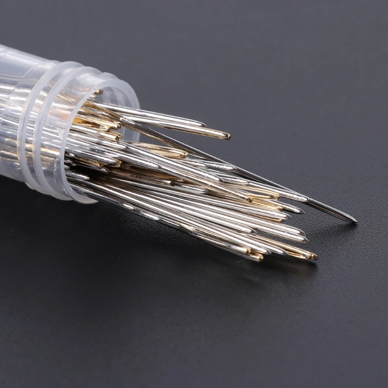 

100Pcs Large Eye Embroidery Fabric Cross Stitch Needles Sewing Craft 24# for 9CT