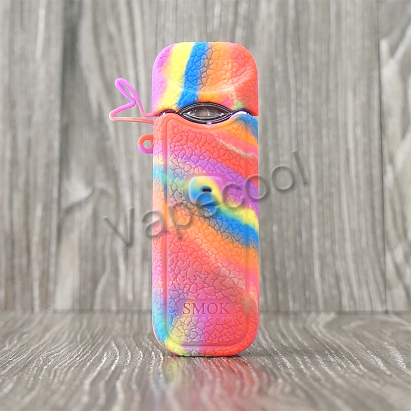 Текстурированный силиконовый чехол для Smok Nord Pod Vape Kit, нескользящий защитный силиконовый чехол, гелевый Модный чехол