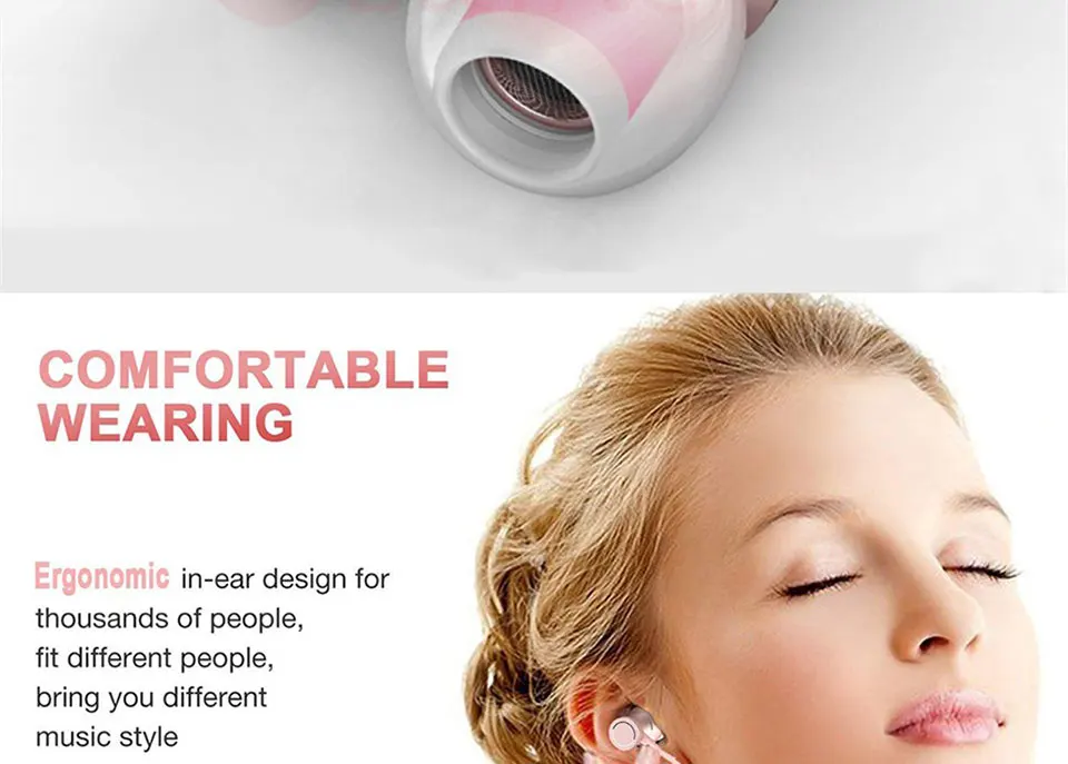 MEUYAG Metal Magnetic Earphone Sport Running In-Ear Earphones HandsFree Earbuds Headphones with Mic Stereo Headset
