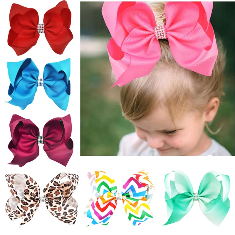 Женский бант для волос с большим бантом 8 дюймов|large hair bows|hair bowshair accessories for girls |