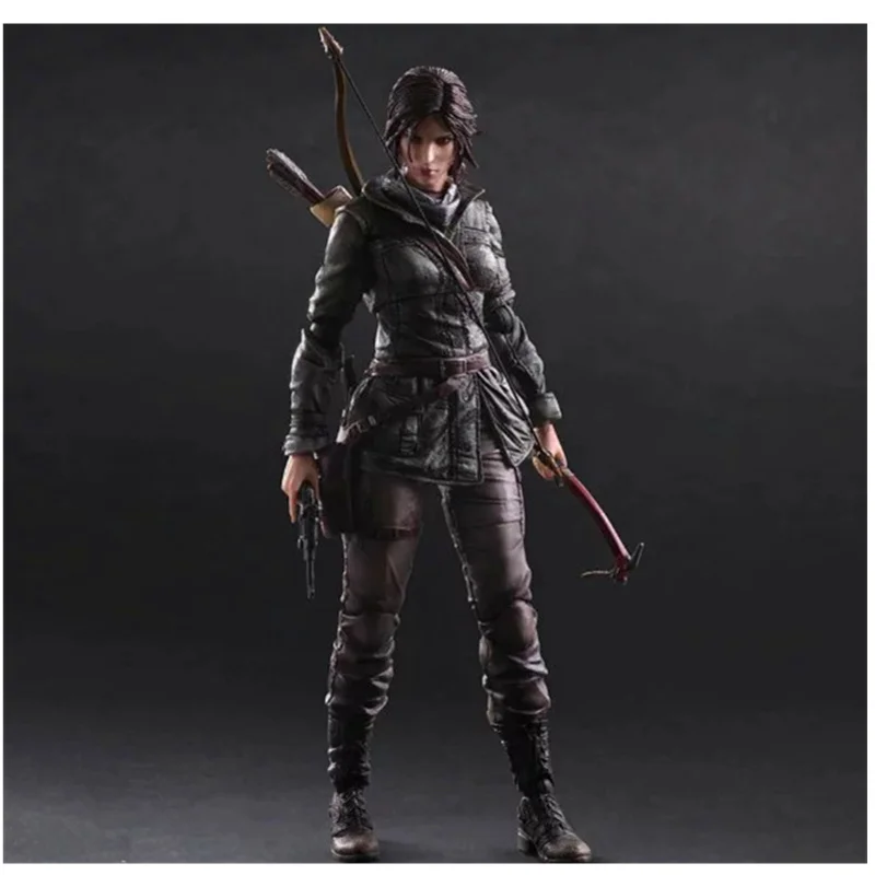 26 см игра искусство Rise of The Tomb Raider Lara Croft фигурка куклы игрушки ПВХ Коллекционная