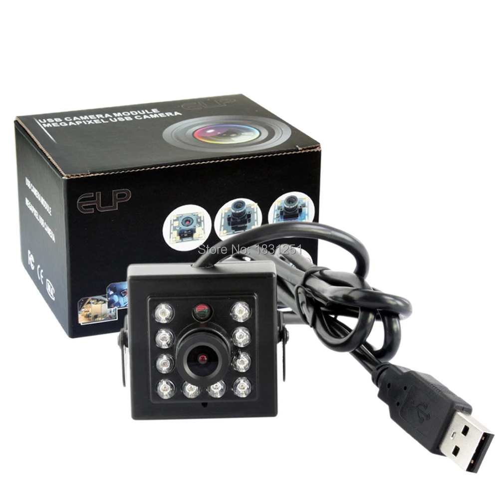 8 мм объектив 1280x960 CMOS Aptina AR0130 сенсор 10 шт. ИК светодиодная инфракрасная Mjpeg USB