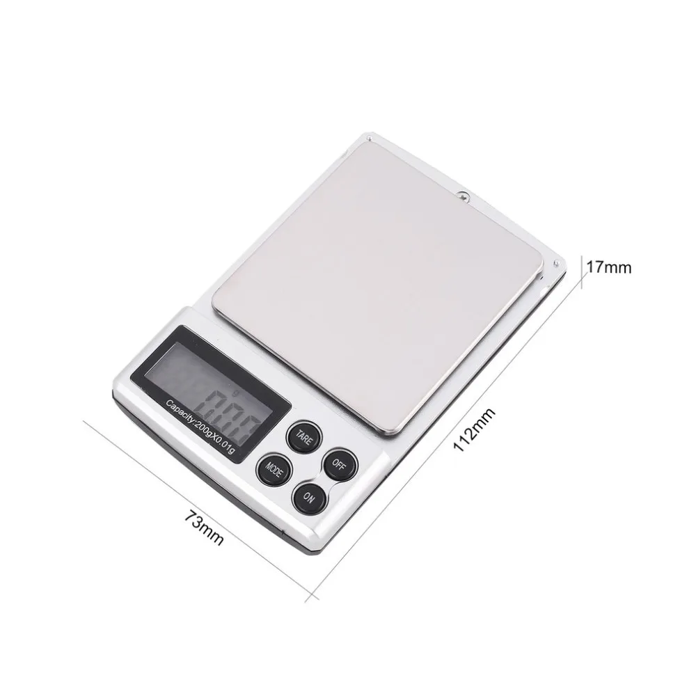Весы Мини цифровые карманные весы 200 г 0 01 г/ОЗТ/dwt/ct/oz/gn для кухонных ювелирных