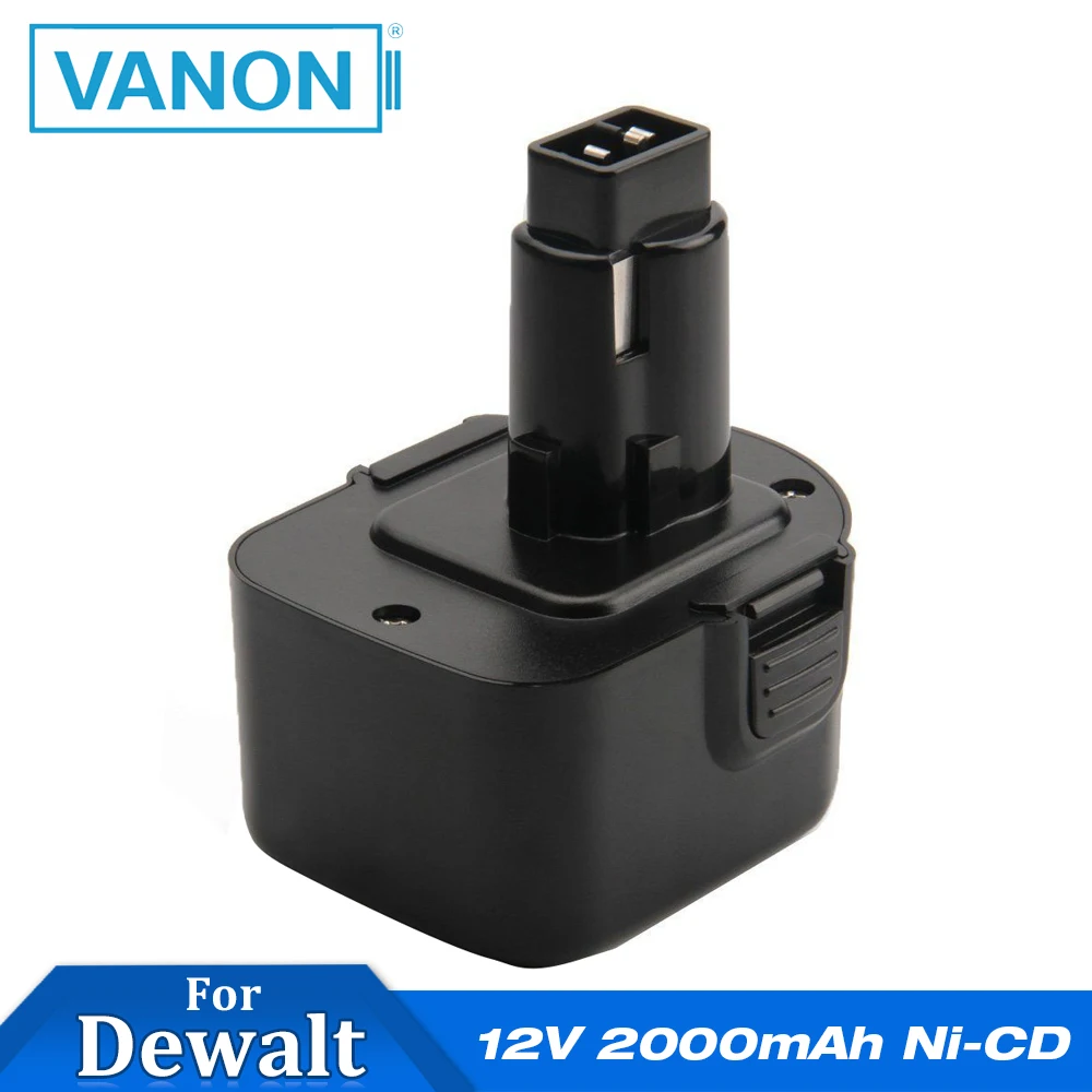 VANON для Dewalt 12 в Ni CD 2000 мАч аккумулятор DC9071 перезаряжаемый электроинструментов 2.0Ah