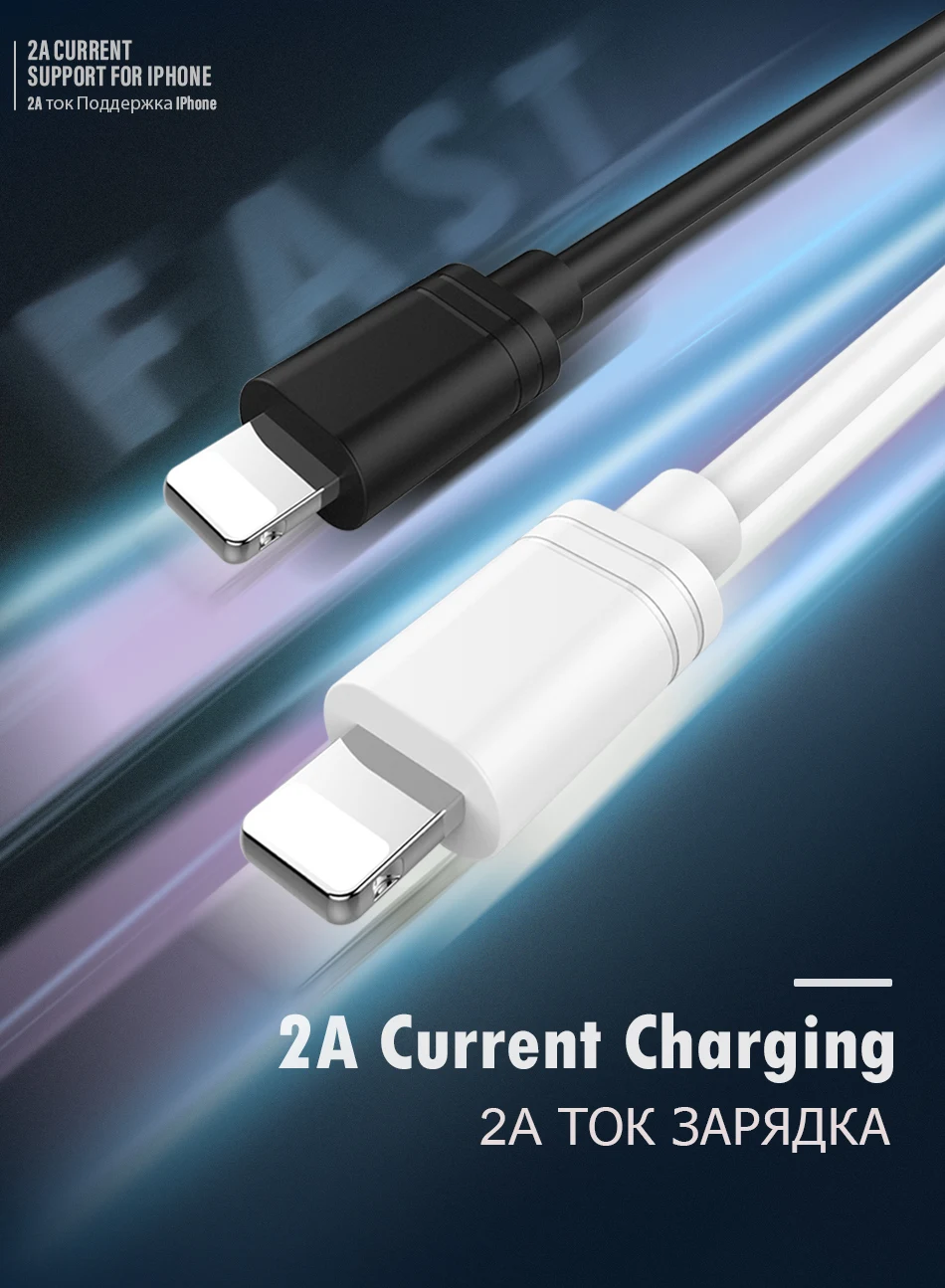 NOHON TPE кабель для зарядки и передачи данных для iPhone X XS MAX XR 8 7 6 6S 5 5S Plus IOS 9 10 11 USB кабель для зарядки и синхронизации для ipad Mini
