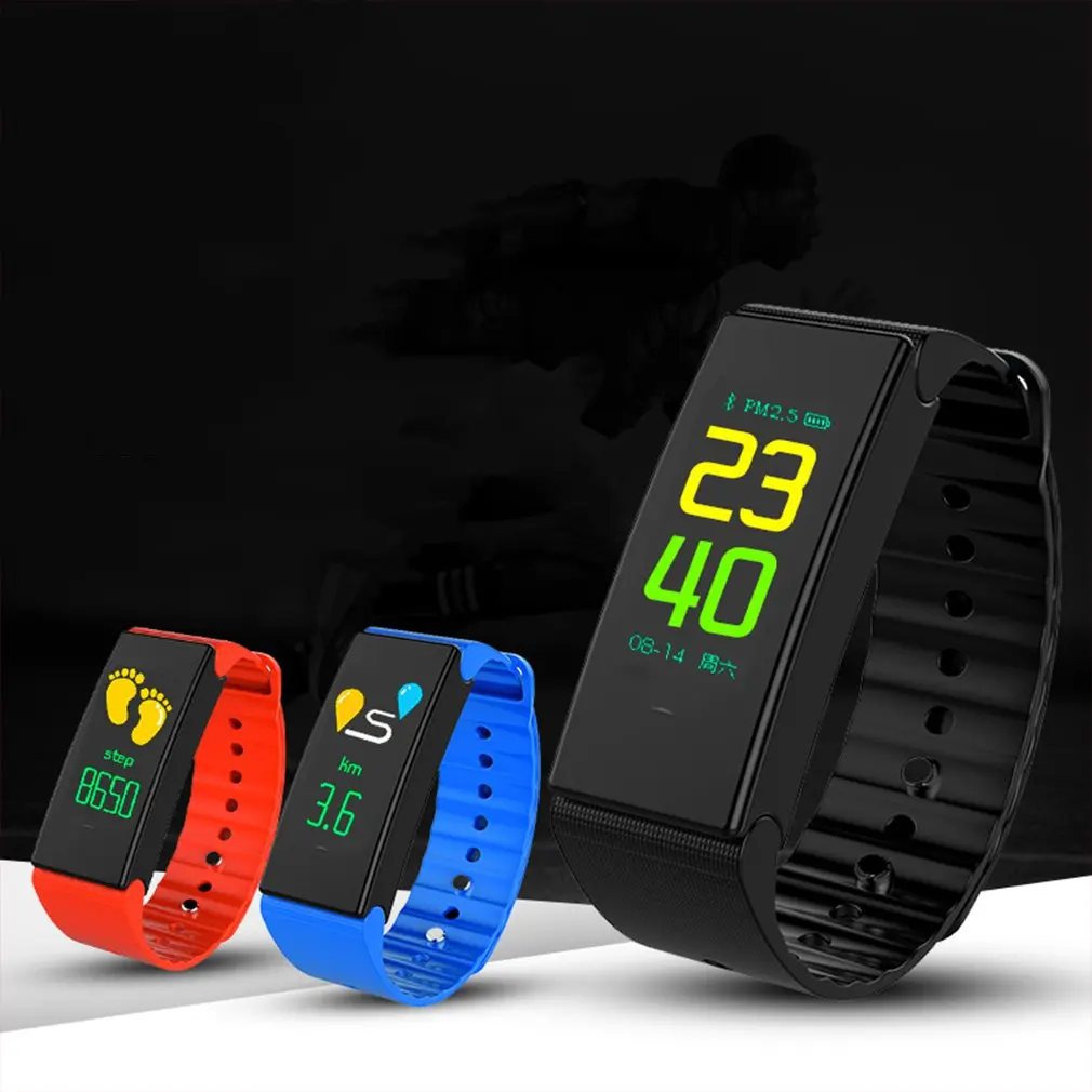 TLWD1 плюс сенсорный цветной экран Smartband монитор сна водостойкий шагомер