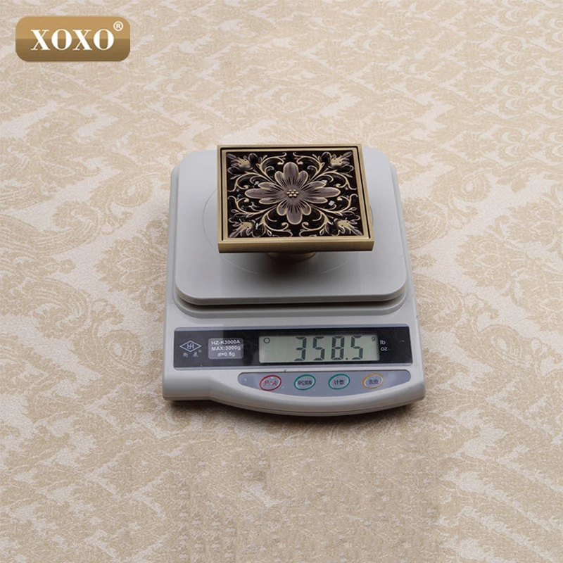 XOXO 4 &quot10*10 см евро квадратная античная латунь Искусство вырезанные цветы для