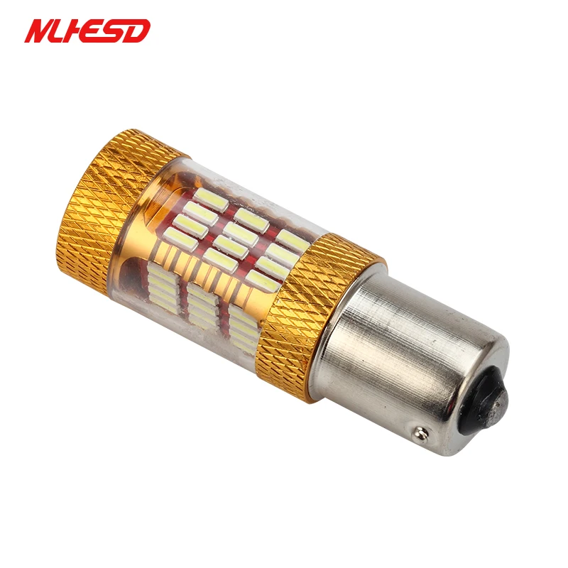 10 шт./лот 3000K 6000K Светодиодная лампа высокой мощности 1156 BAU15S 30 Вт 60smd 4014 led p21w ba15s BAY15D