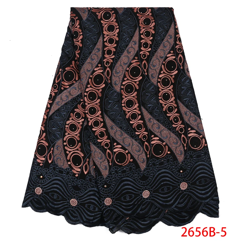 HOT SALE Swiss Voile Lace in Switzerland High Quality African Cotton Fabric with Stones Laces KS2656B-1 | Аксессуары для одежды
