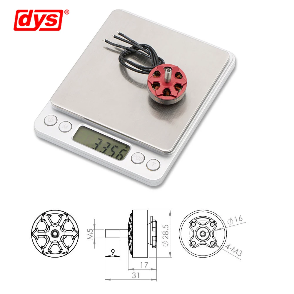 4 шт./лот RC двигатель DYS Samguk Shu 2306 2300KV 3 4S бесщеточный для моделей мультикоптеров|motor