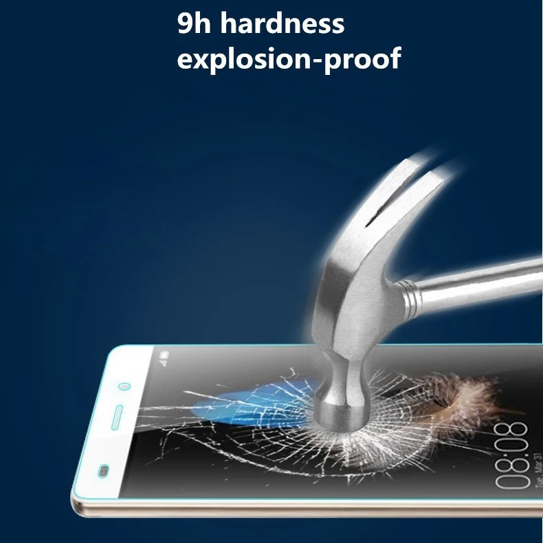 Закаленное стекло для Huawei Y6 II Compact 2.5D 9H Премиум Противоударная Защитная пленка