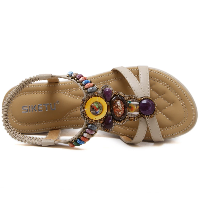 Siketu sandalias mujer 2018 новый летний Женские сандалии с открытым мысом на танкетке