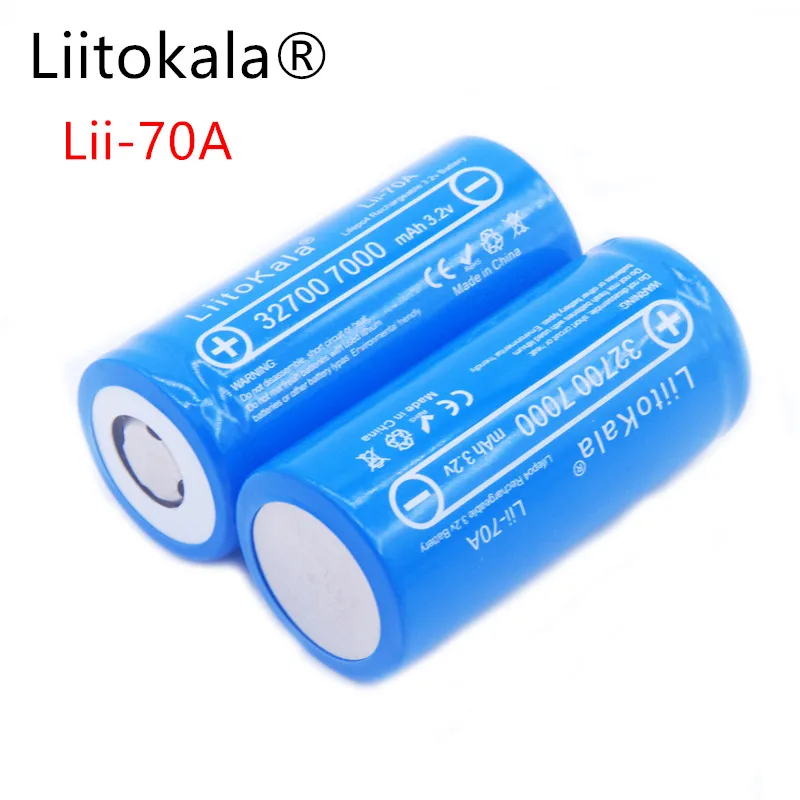 Аккумулятор LiitoKala 2019 в 3 2 32700 мач LiFePO4 35 а непрерывный разряд максимум 55