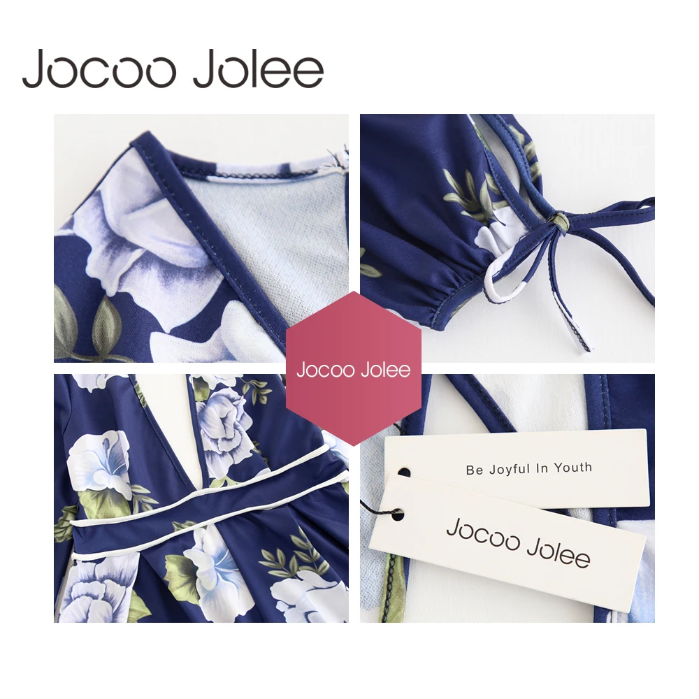 Женский пляжный комбинезон Jocoo Jolee Sprint с цветочным принтом и открытой спиной