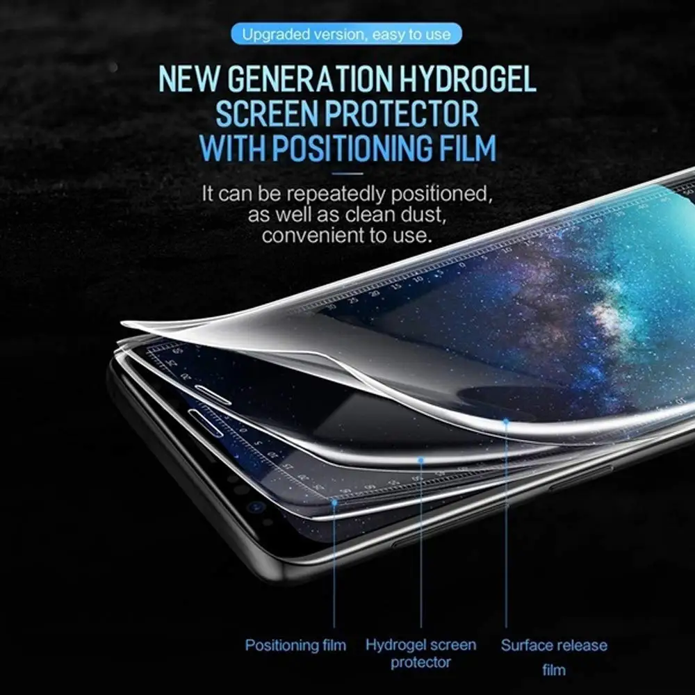Закаленное 5d стекло с полным покрытием для SAMSUNG Galaxy Note 8 9 S6 S7 Edge S8 S9 PLUS + Защитная