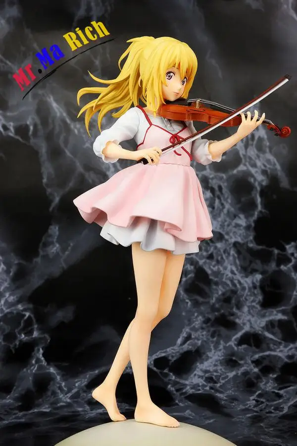 Ваш ли в апреле миязоно Каори платье скрипка 1/7 весы Anime PVC Figure|pvc figure|anime pvc figuresanime |