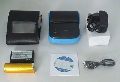 Портативный Bluetooth Беспроводной 80 мм штрих-код этикетки Термальность pos принтер