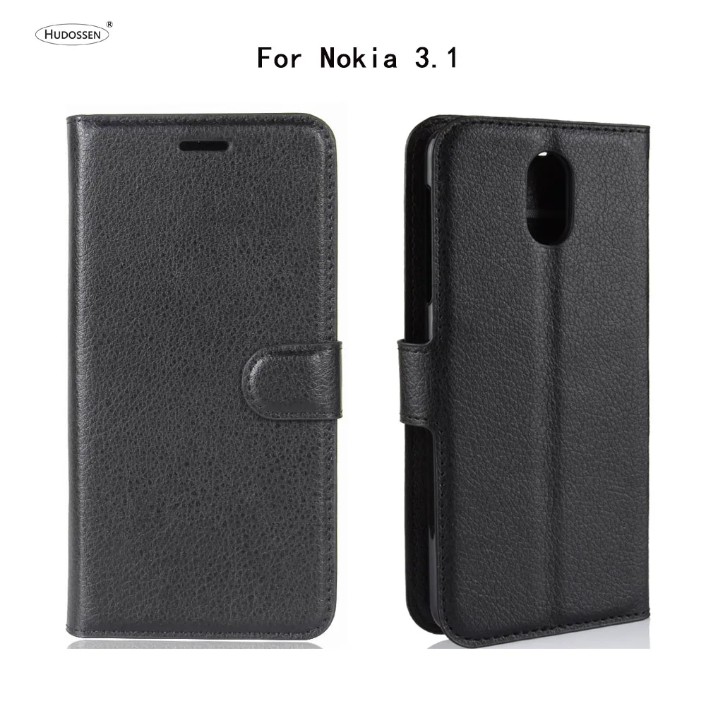 Чехол HUDOSSEN для Nokia 3 1 TA 1063 1057 Роскошный кожаный флип чехол аксессуары телефона