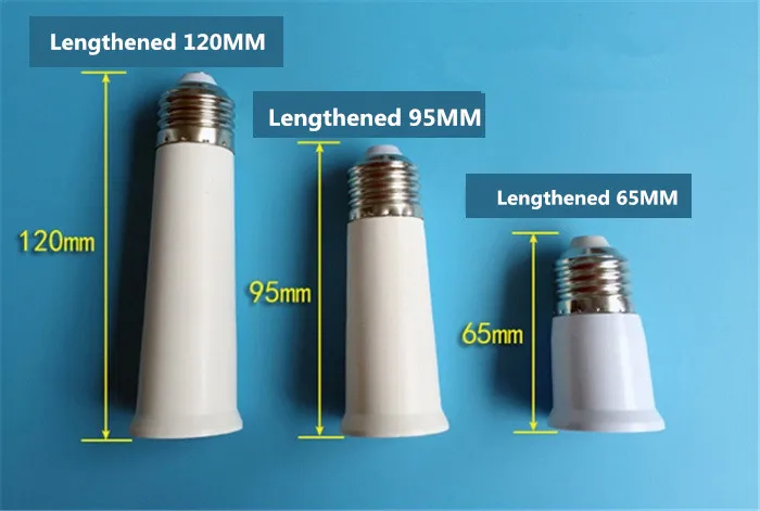 Удлинитель цоколя лампы e27 удлинитель патрона Базовый преобразователь патрон