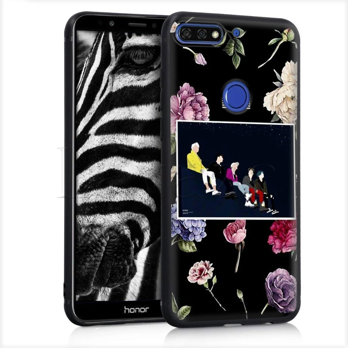 Чехол BIGBANG с цветами для Huawei Mate 10 P8 P9 P10 P20 P30 P40 Y7 Y9 Lite Pro Max P Smart Mini 2017 2019 2018|Бамперы| |