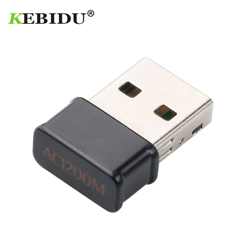 Мини USB 1200 Мбит/с Wi Fi адаптер kebidu двухдиапазонный 2 4 ГГц/5 ГГц беспроводной/WiFi AC для