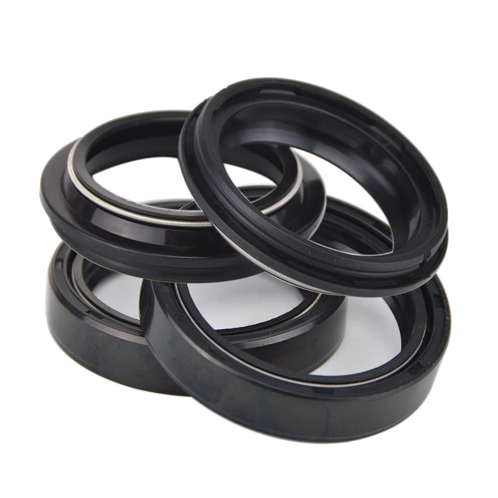 oil seal and cover 43x55x11 43 55 часть мотоцикла передняя вилка гаситель сальник для YAMAHA FZS1000 FZS 1000 FZ1 2006 2007 2008 2009 2010 FZ6 MT01 R1 - Цвет: oil seal and cover