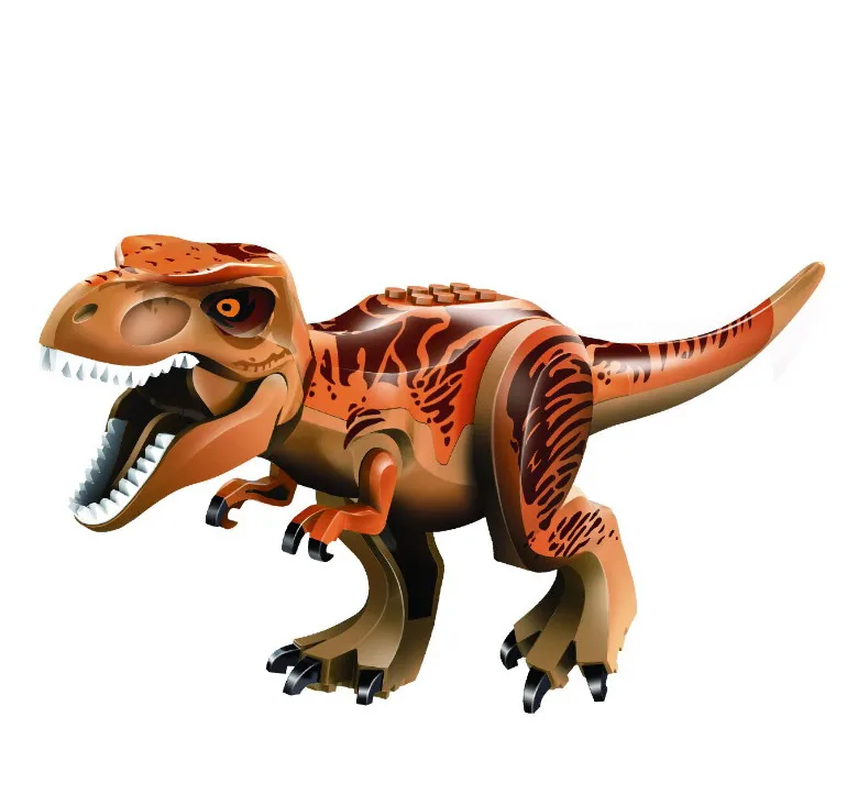 Мир Юрского периода строительные блоки парк Tyrannosaurs действие Rex прозрачный мир