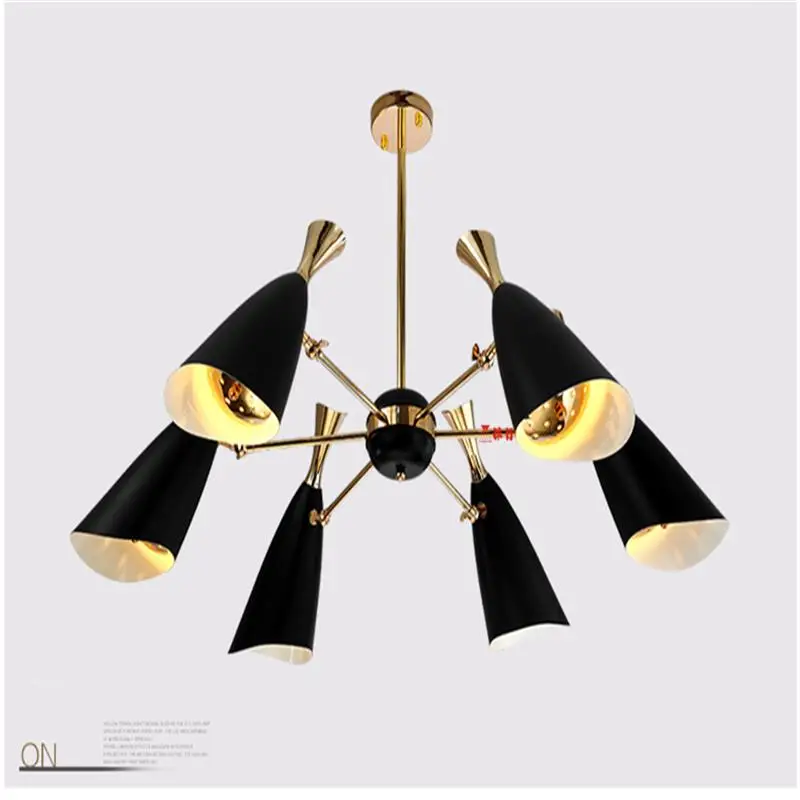 Европейский Американский кантри Ретро стиль кованого железа люстра абажуры